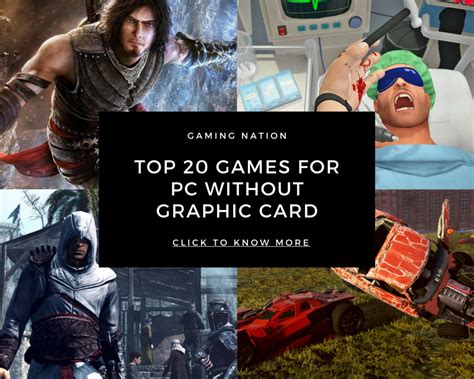 Top 20 Games For PC Without Graphic Card.